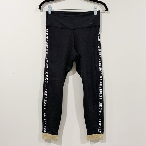 Nike One Icon Clash Glam Dunk Cuff 7/8 leggings - Picture 4 of 8